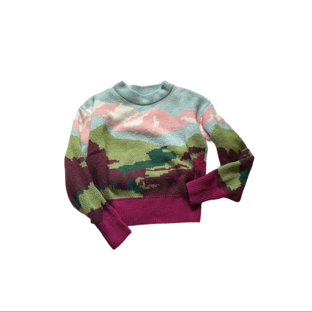 printed sweater